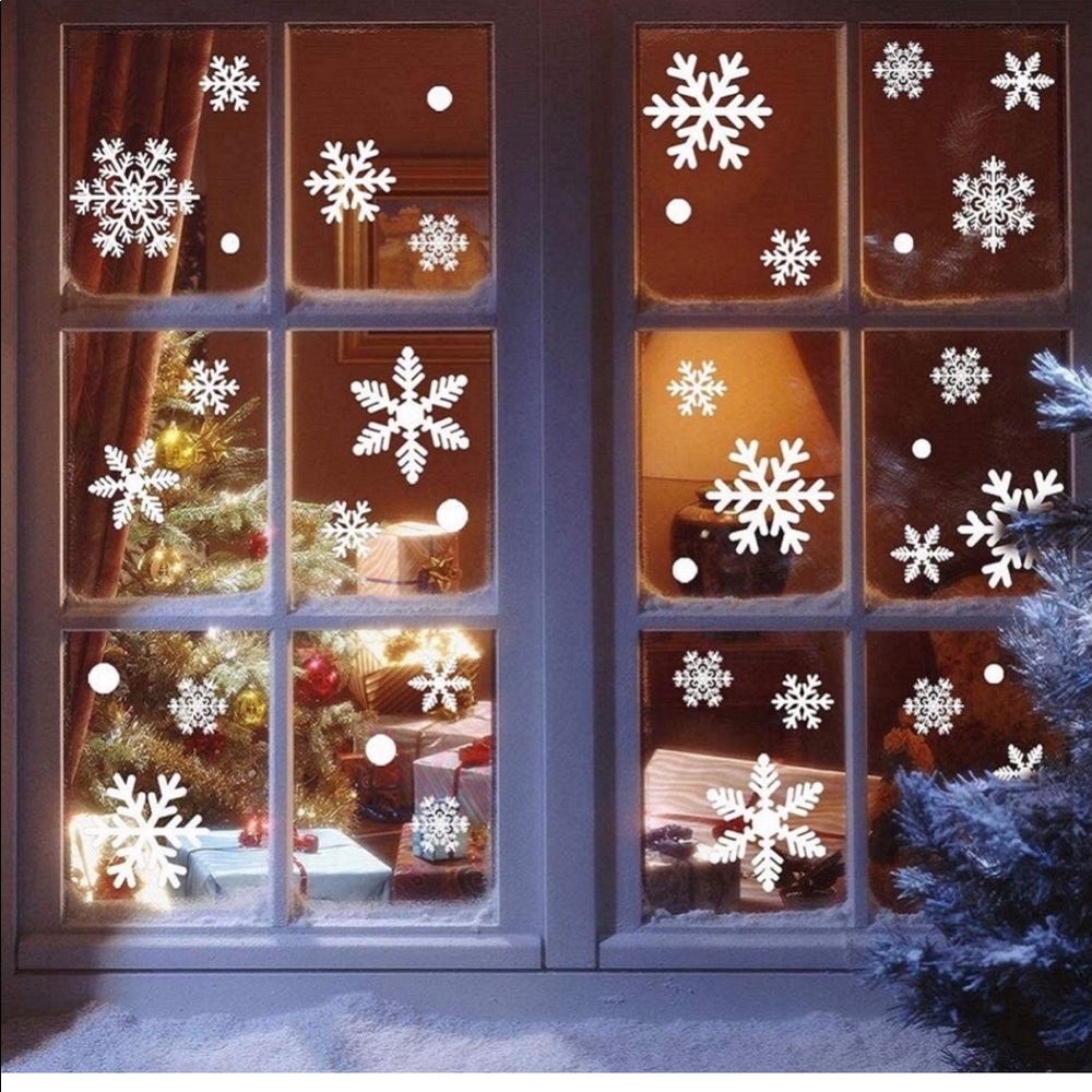 Winter Reusable for Glass Xmas Ornaments 108PCS